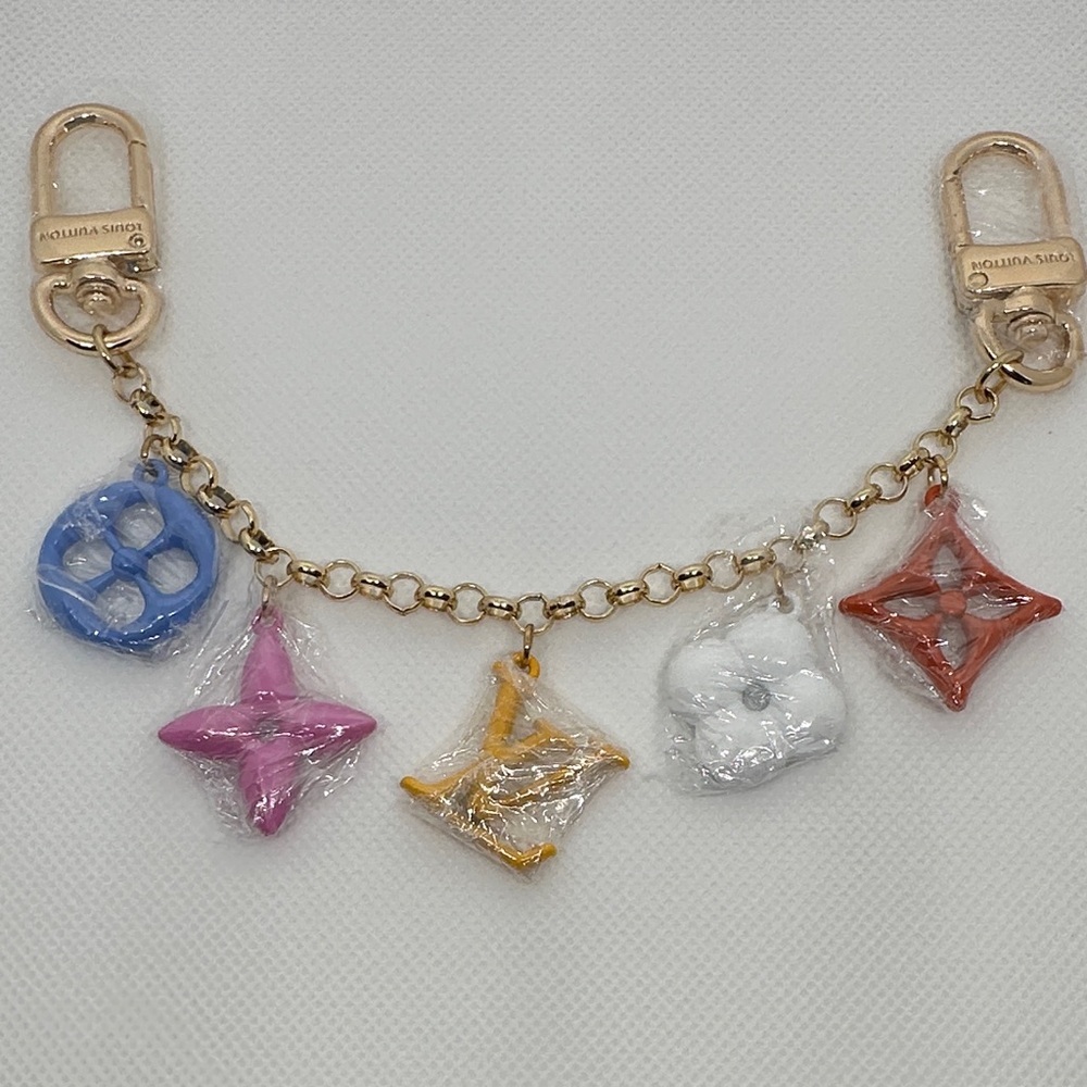 Bag Chain Luxury Colorful Monogram Charms! Absolutely Stunning 🤩